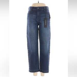 NWT Liverpool Grommet High Waist Straight Leg Jean